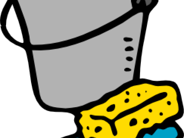 Janitor Clipart Bucket - Cleaning Clip Art (640x480)