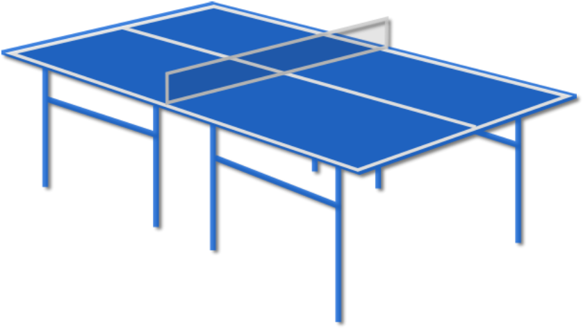 Designed By Stan Eastwood And Published By The Carmarthen - Ping Pong Table Clipart (840x478)