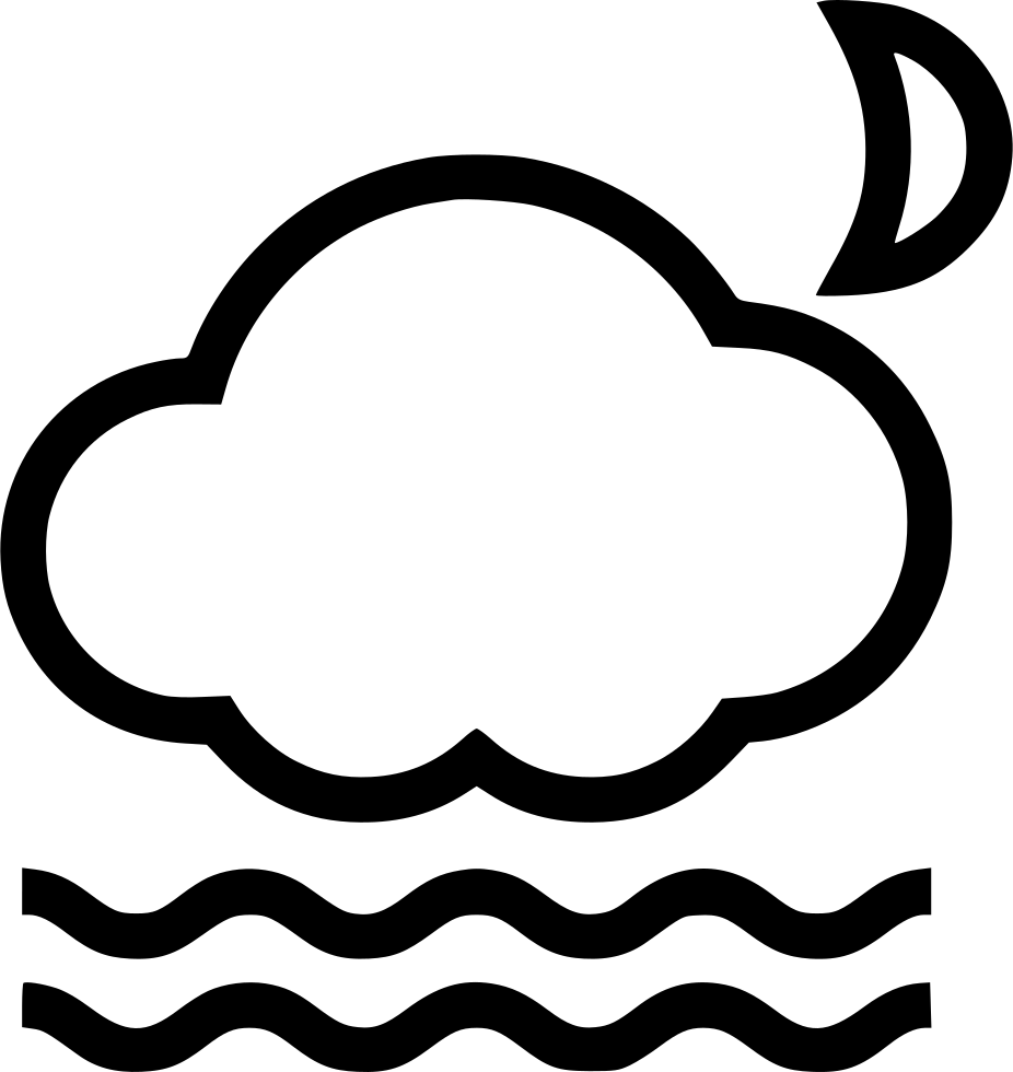 Moon Fog Svg Png Icon Free Download - Secure Cloud Icon Transparent (926x980)