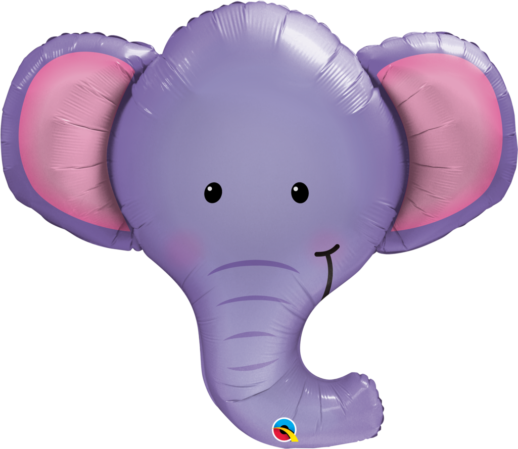 Foil Ellie The Elephant - Elephant Balloons (1024x1024)