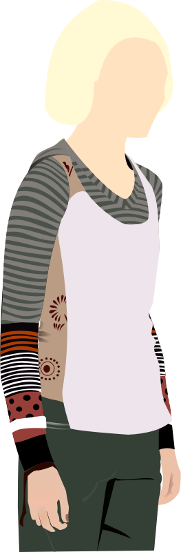 Clip Art By Artb1sh - Woman (263x800)