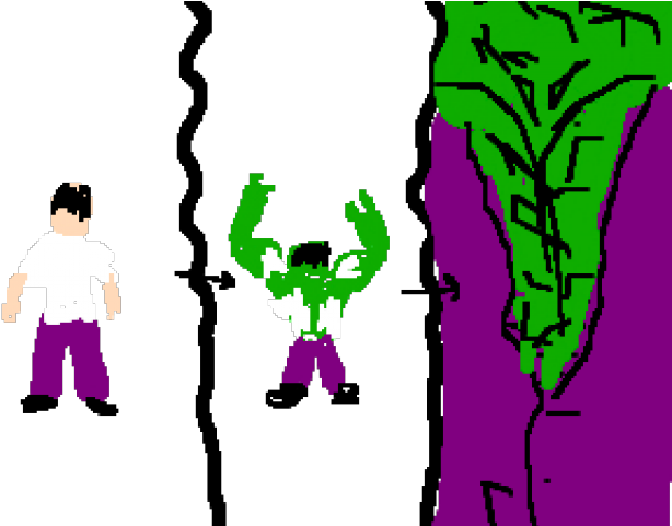 Hulk Clipart Purple Pants - Trousers (640x480)