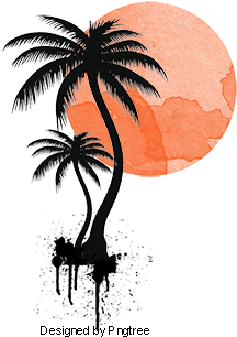 Illustration Of Palm Trees, Vector Material, Palm, - Portable Network Graphics (360x360)