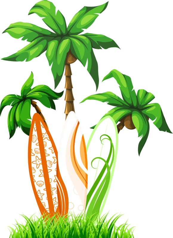 Download Summer Palm Trees Clipart Palm Trees Clip - Palm Tree Vector (580x800)