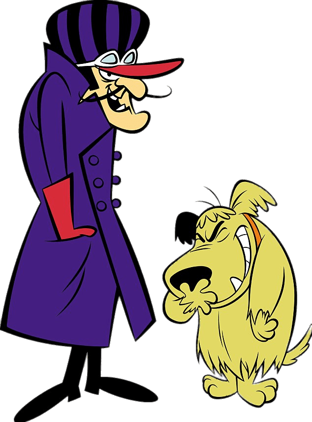 Dick Dastardly And Muttley Villains - Penelope Pitstop Bad Guy (634x858)