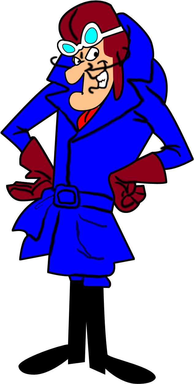 Dick Dastardly And Muttley (655x1273)