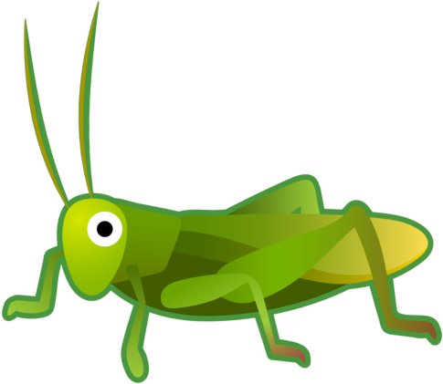 Grasshopper Clipart Grillo - Android Cricket Emoji (512x512)