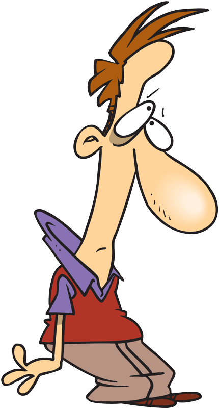 New Wave Of Price Weakness - Cartoon Guy Depressed (430x800)