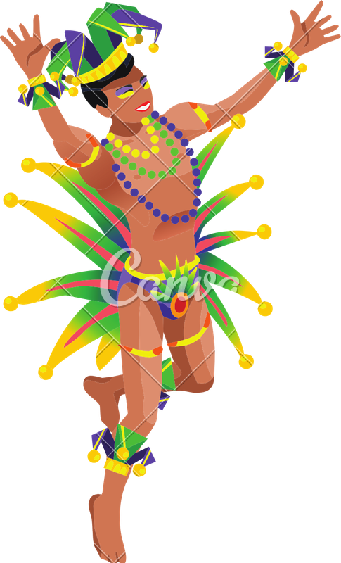 Mardi Gras Beads - Illustration (485x800)