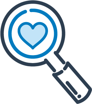 Focus On Connection And Healing - Magnifying Glass (400x400)