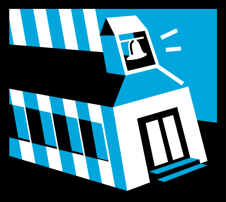 Schoolhouse Vector Traditional Jpg Library Library - Library (781x700)