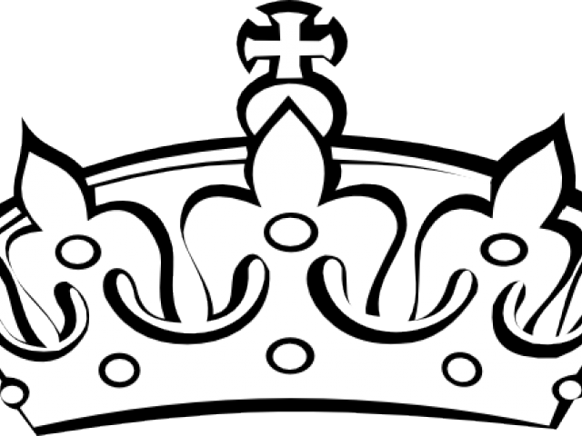 Medieval Crown Cliparts - King Crown Clipart Black And White (640x480)