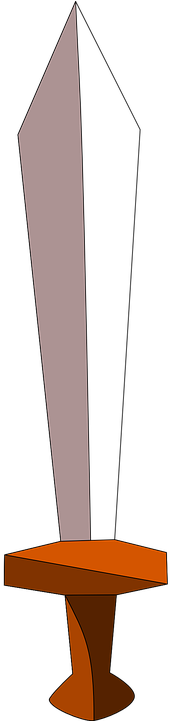 Weapon Clipart Medieval Weapon - Espada Medieval Desenho Png (360x720)