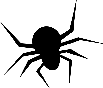 Halloween Spider - Spider Halloween Png (419x360)