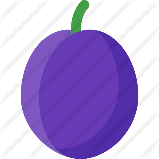Avocado Clipart Violet - Plum (512x512)