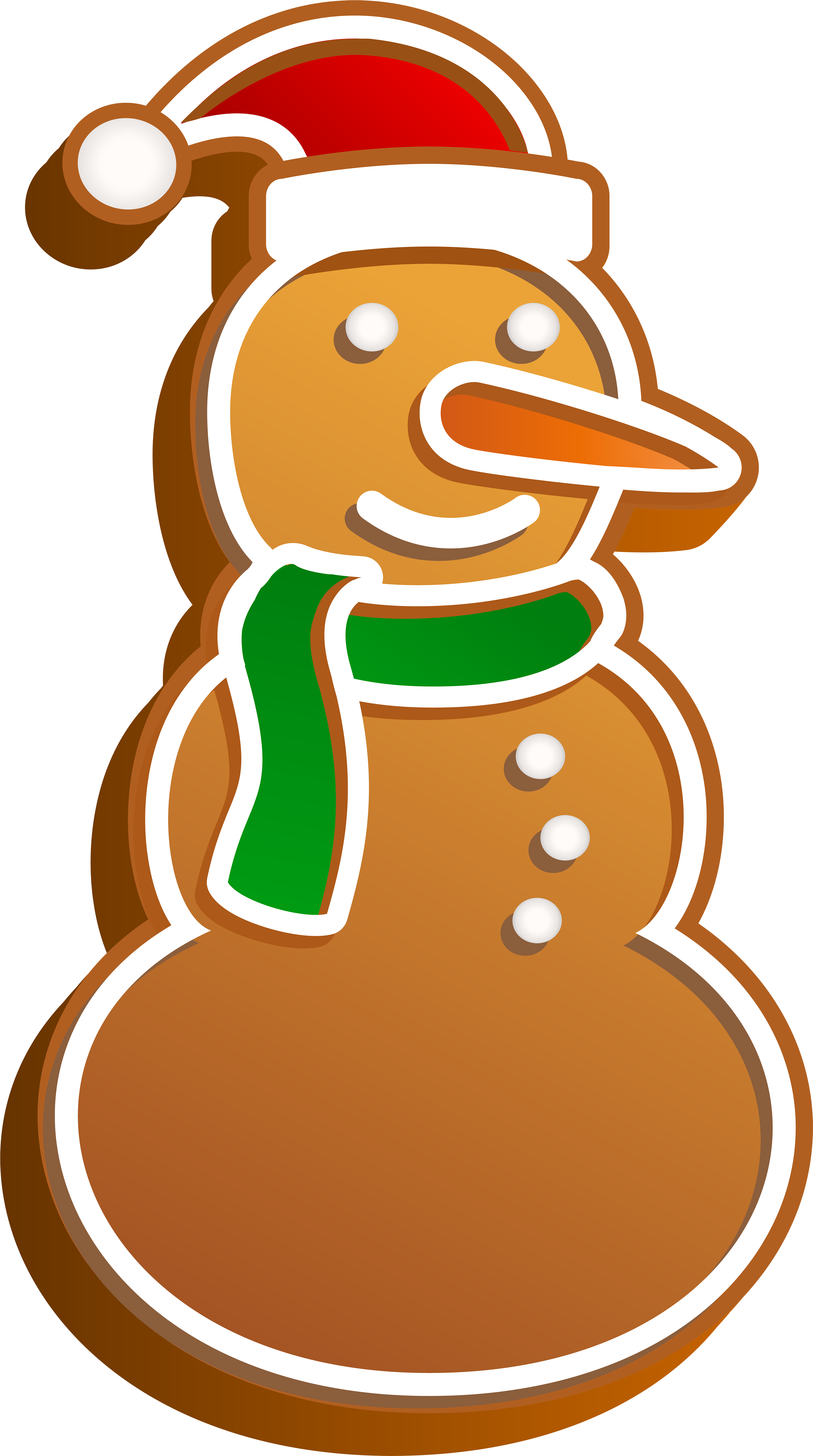 Free Png Snowman Gingerbread Cookie Png Png Images - Gingerbread Snowman Clip Art (4554x8000)