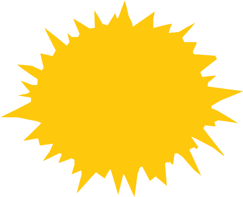 Sunlight Yellow Computer Icons Sky - Sun Ray Clip Art (924x750)