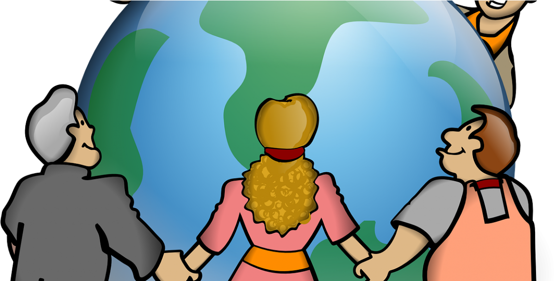 Diversity Clipart Acceptance - Interaction Between Different Cultures (1152x578)