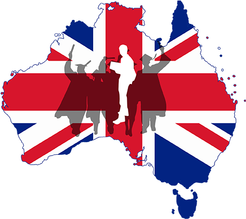 Migration Clipart Student - United Kingdom And Australian Flag (500x500)