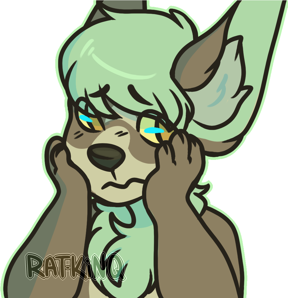 Shy Bat, Is Cute Bat - Cartoon (1000x1000)