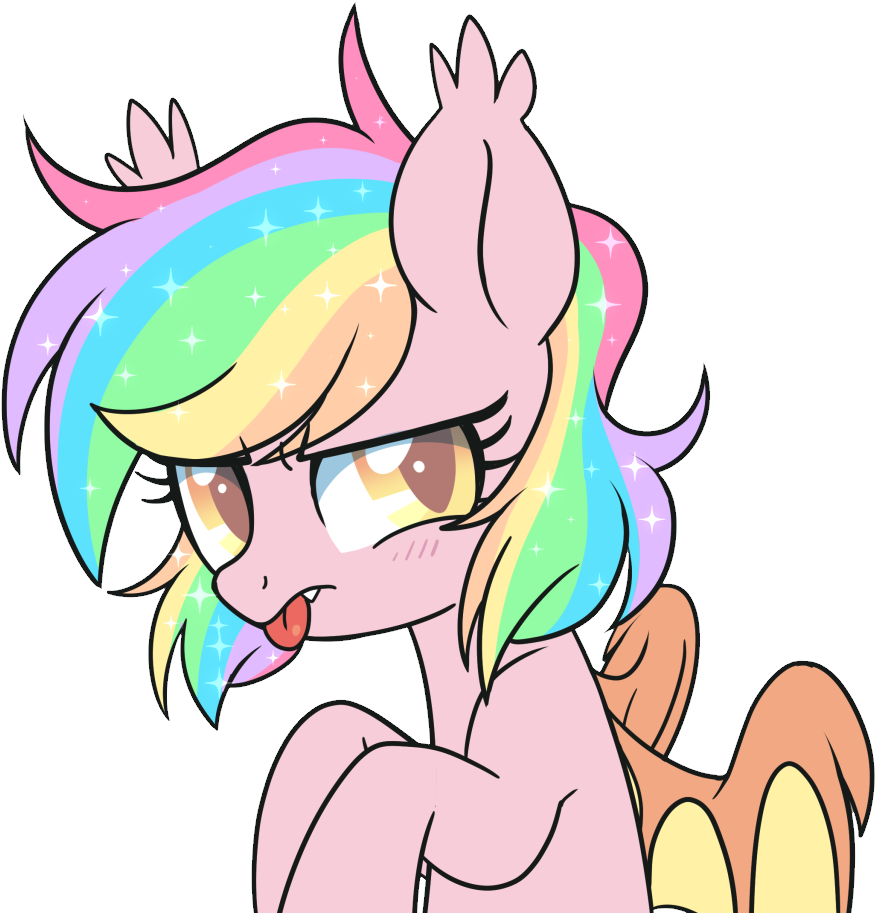 Taesuga, Bat Pony, Cute Little Fangs, Derpibooru Exclusive, - Filename (914x926)