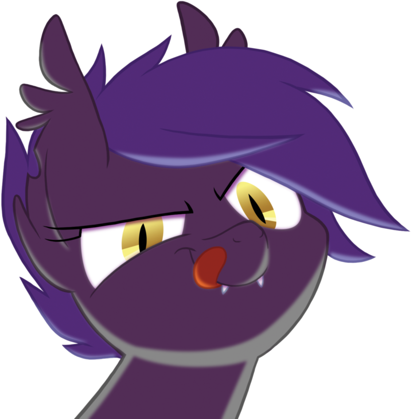 Equestria-prevails, Bat Pony, Bueno, Cute, Cute Little - My Little Pony Midnight Blossom Bat (907x880)