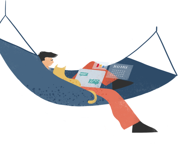 Set Your Hours, Terms And Build A Work Life That Works - Illustration (590x470)