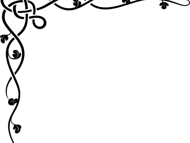 Vines Clipart Celtic - Border Clip Art Transparent (640x480)