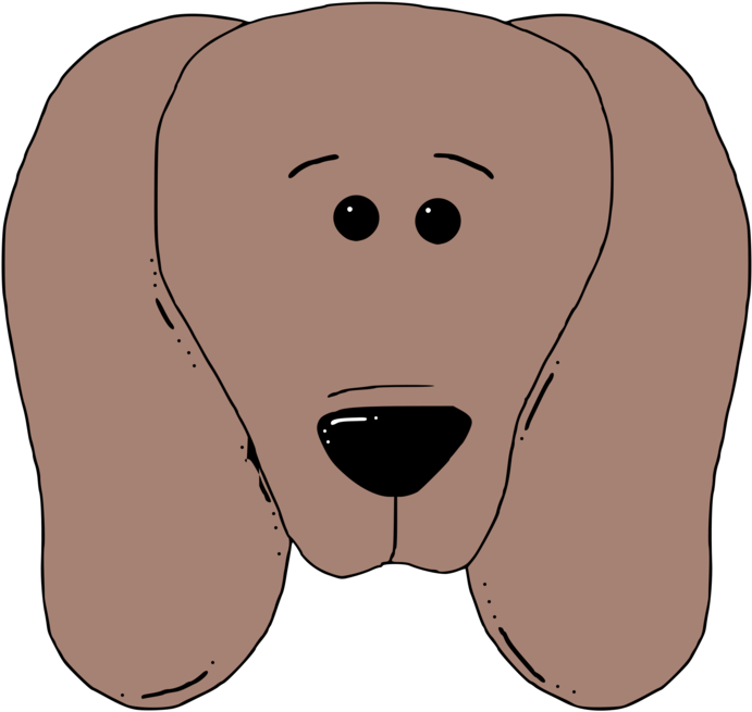 All Photo Png Clipart - Draw A Dog Face Mask (750x750)