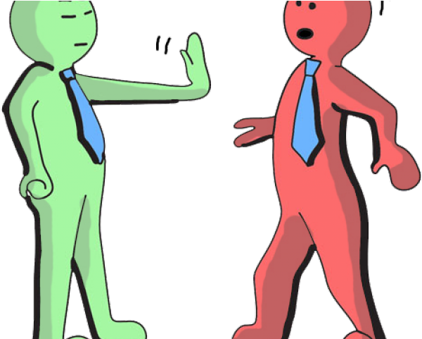Barrier Clipart Person - Assertive Cartoon (640x480)