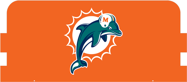 Svg Black And White Barrier Jackets At Sun Life Stadium - Miami Dolphins And Dallas Cowboys (640x303)