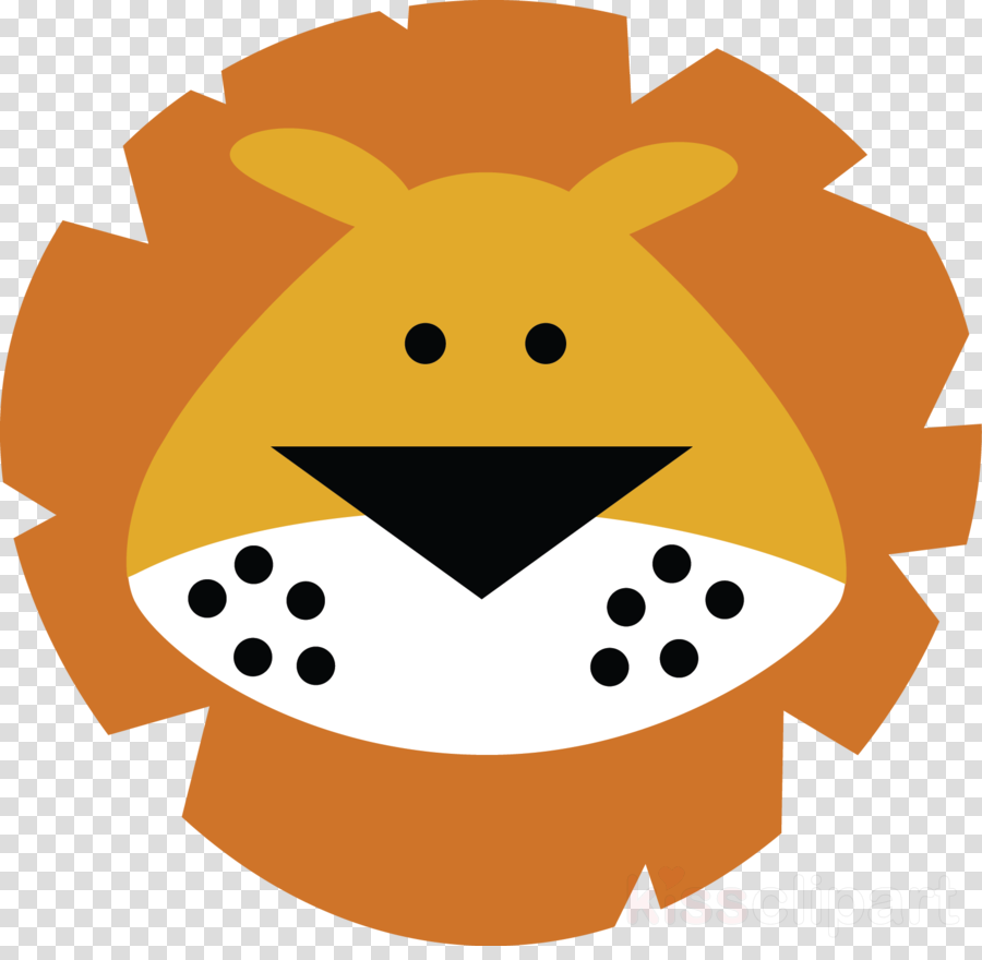 Cute Lion Face Clipart Lion Puppy Clip Art - Cute Cartoon Lion Face (900x880)