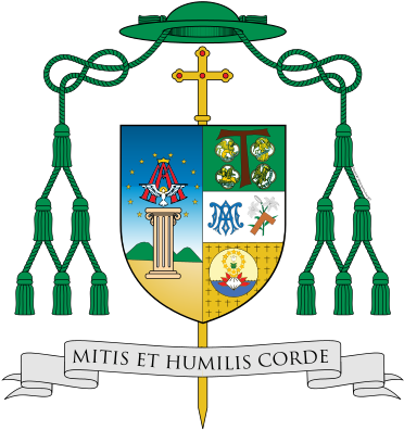 Reference Style - Coat Of Arms Bishop Alberto Uy (400x423)