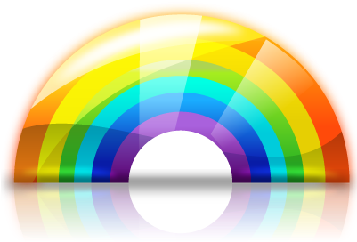 Rainbow - Circle (400x400)