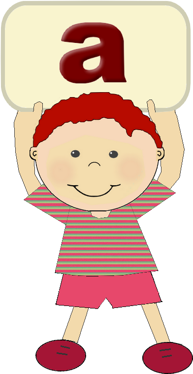 Egg Cartons - Pancarta De La Letra N Con Niño (557x802)