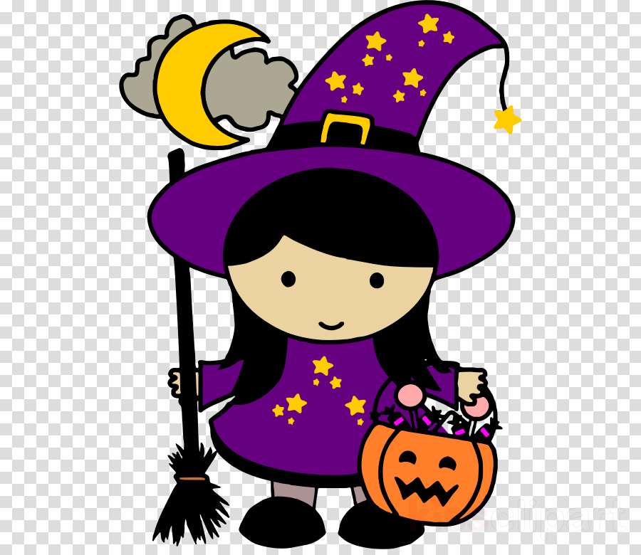 Halloween Witch Clipart Halloween Witches Witchcraft - Cute Witch Clip Art (900x780)