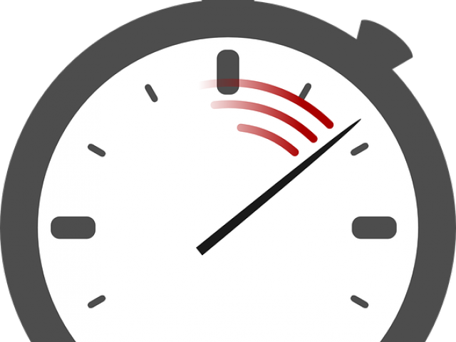 Watch Clipart Blue Watch - Transparent Background Stopwatch Clipart (640x480)