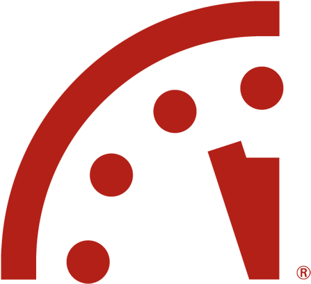 Bulletinoftheatomic On Twitter - Doomsday Clock 3 Minutes To Midnight (500x500)