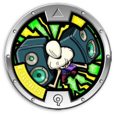 Yo-kai Watch Series 1 Tattlecast Medal - Yo Kai Watch Medal (384x384)
