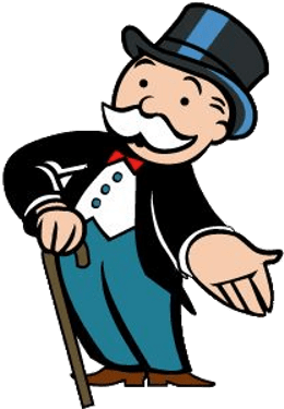 Picture Transparent Monopoly Png Images Stickpng - Monopoly Man (400x400)