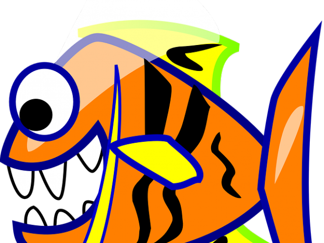 Piranha Clipart Transparent - Piranha (640x480)