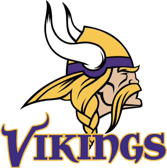 Minnesota Vikings 8" Logo Magnet (676x650)