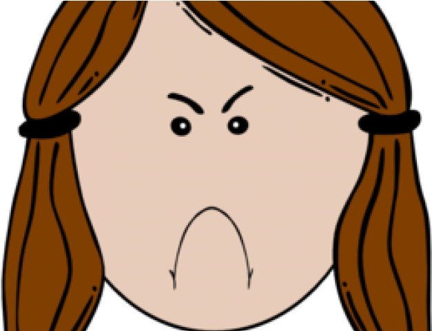 Brunette Clipart Clip Art - Daughter Cartoon Face (640x480)