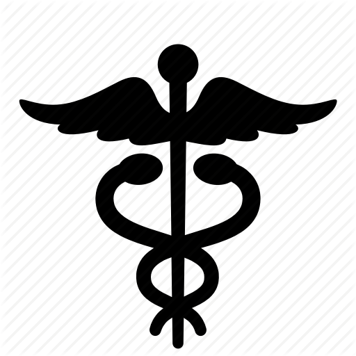 Download Medicine Clipart Staff Of Hermes Caduceus - Caduceus Icon (512x512)