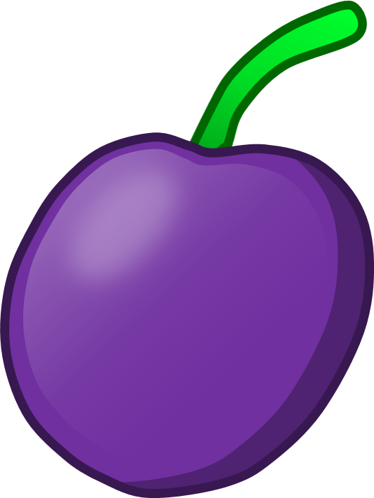 Eggplant Clipart Object - Portable Network Graphics (534x711)