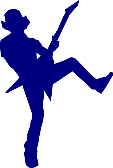 Guitarist Silhouette (396x591)