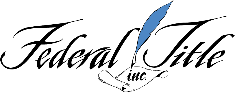 Federal Title Logo - Federal Title, Inc. (826x330)