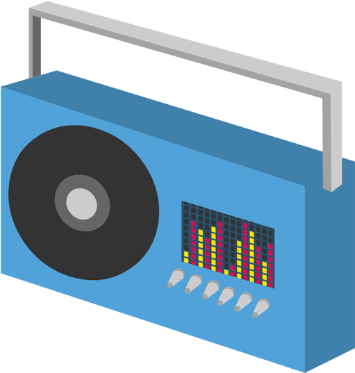 Clip Art New Year Radio Songs Music - Electronics (600x630)