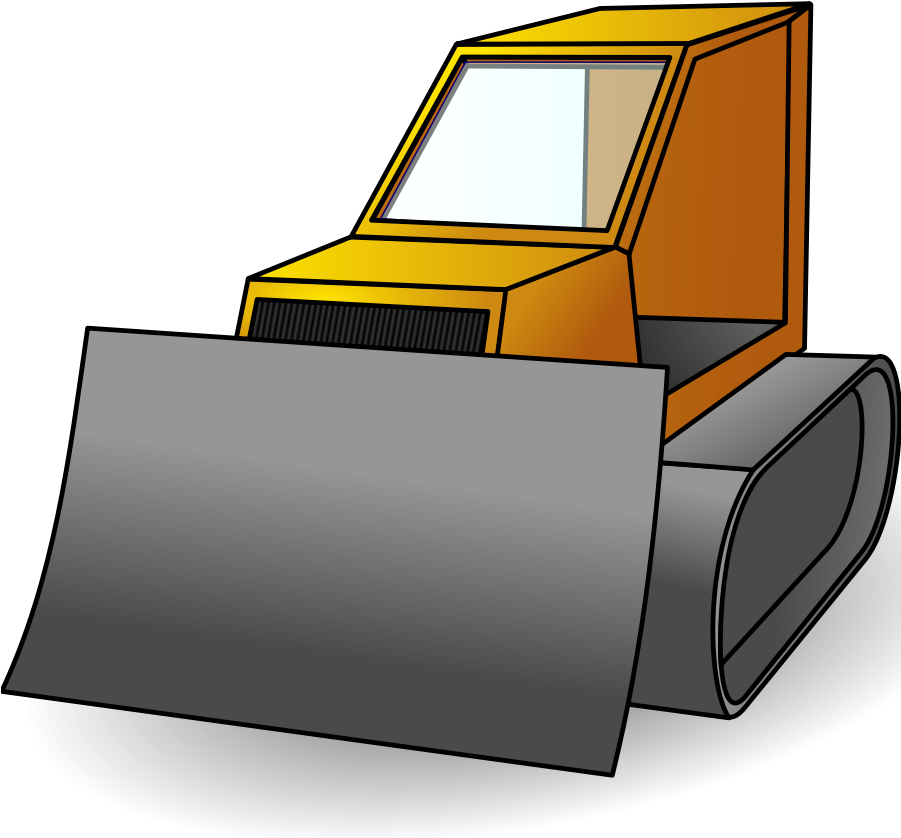 How To Set Use Bulldozer Clipart - How To Set Use Bulldozer Clipart (900x900)