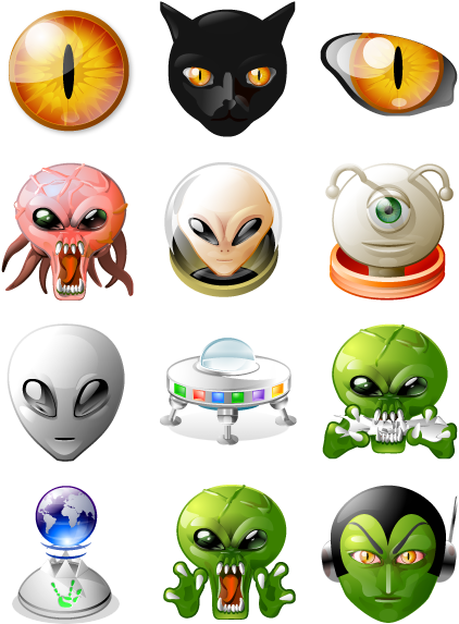 Avatar Icon - Google Search - Free Alien Icon (444x592)